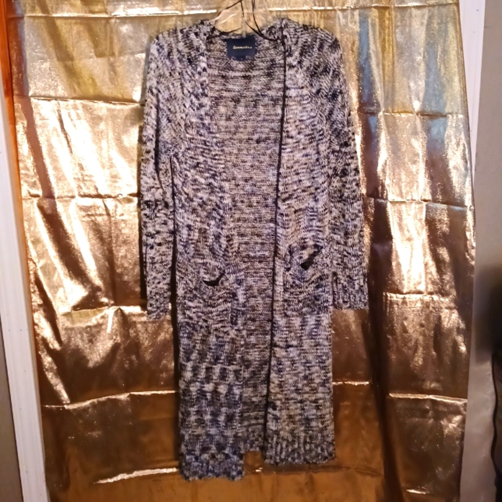 Lovemarks Long Knit Wrap Sweater M
